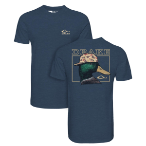 Drake DRAKE Back Cap Mallard T SS Spellbound Shirt (DT0300-SPB) - $29.99 at gritroutdoors.com