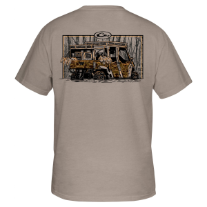 Drake DRAKE Side x Side T SS Island Fossil Light Heather Shirt (DT0303-IFH) - $29.99 at gritroutdoors.com
