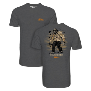 Drake DRAKE Quacksquatch T SS Graphite Heather Shirt (DT0307-GPH) - $29.99 at gritroutdoors.com