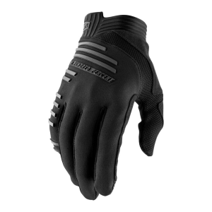 100% R-Core Black Mountain Biking Gloves (10027)