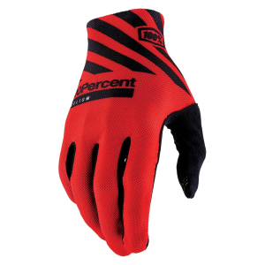 100% Celium Large Racer Red Riding Gloves (10007-00017)