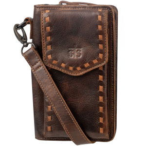 Sts STS Ranchwear Women's Bandera Chocolate Quickdraw Crossbody Wallet (STS34014) - $96.99 at gritroutdoors.com