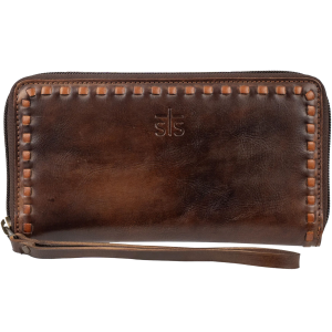 STS Ranchwear Bandera Chocolate Berkley Bifold Wristlet (STS34016)