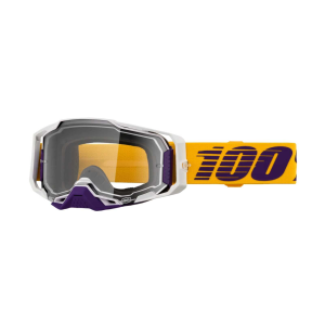 100% Armega Difenbak/Clear Lens Protective Sport Goggles (50004-10050)