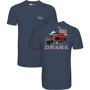 Drake DRAKE Waterfowl Americana Flag Truck T-Shirt (DT9869) - $34.99 at gritroutdoors.com