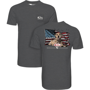 Drake DRAKE Americana Yellow Lab Short Sleeve T-Shirt (DT9870) - $34.99 at gritroutdoors.com