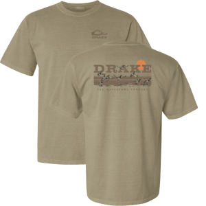 Drake DRAKE Take Flight Khaki T-Shirt (DT9955-KHK) - $34.99 at gritroutdoors.com