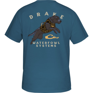 Drake DRAKE Waterfowl Retro Black Lab T-Shirt (DT9863) - $34.99 at gritroutdoors.com