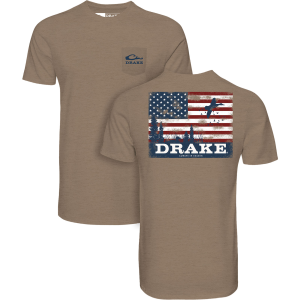 Drake DRAKE Americana Scenic Flag T-Shirt (DT9875) - $34.99 at gritroutdoors.com
