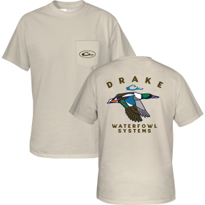 Drake Drake Waterfowl Retro Northern Shoveler T-Shirt (DT9856) - $34.99 at gritroutdoors.com