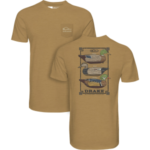 Drake DRAKE Waterfowl Vintage Dixie Decoys Stack T-Shirt (DT9880) - $34.99 at gritroutdoors.com