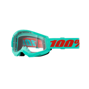 100% 100% Strata 2 Maupiti/Clear Lens Motocross Goggles (50027-00020) - $17.97 at gritroutdoors.com