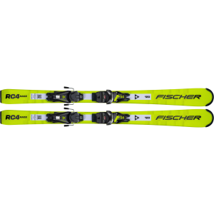 FISCHER Jr RC4 Race Alpine Skis Set with FJ4 GW CA Bindings (P19426+T80622)