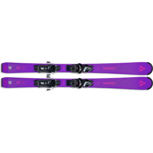 FISCHER Jr Ranger 100-120 Purple Alpine Skis Set with FJ4 GW CA Bindings (P21326+T80822)