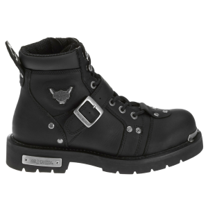 HARLEY-DAVIDSON Men's Brake Buckle Black Riding Boots (D91684)