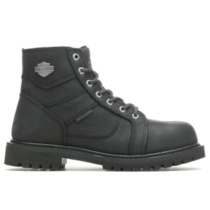 HARLEY-DAVIDSON Men's Lagarto Composite Toe Black Waterproof Work Boots (D93579)