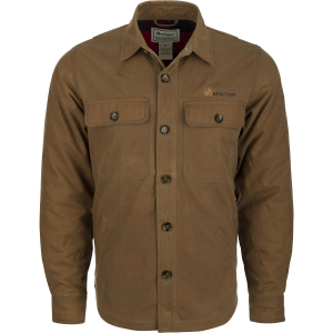 DRAKE Men's McAlister Tan Waxed Cotton Jac-Shirt (MC7560)