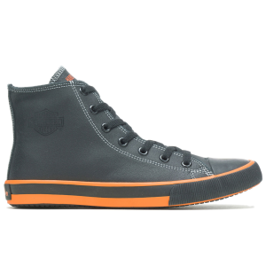 HARLEY-DAVIDSON Men's Nathan Black High-Top Sneakers (D93816)