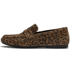 Fitflop FITFLOP Women's Delicato Suede Leopard Loafers - Tan/Black - $150.00 at gritroutdoors.com