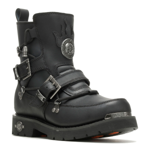 HARLEY-DAVIDSON Men's Distortion Black Motorcycle Boot (D94167)