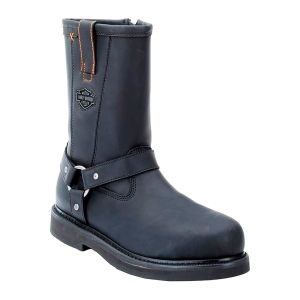 HARLEY-DAVIDSON Men's Bill Steel Toe Black Work Boot (D95328)