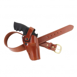GALCO Dual Action Outdoorsman S&W Frame 4in Right Hand Leather Belt Holster