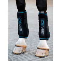 HORSEWARE IRELAND Ice-Vibe by HW Boot LED, Color: Black/Aqua (DBHK8V-KDA0-XF)