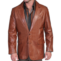 SCULLY Men's Lambskin Leather Blazer (501)