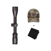VORTEX Crossfire II 3-9x40mm Dead-Hold-BDC Reticle 1in Riflescope with with Counterforce Camo Cap and Microfiber Cleaning Cloth (VOR-CF2-31007+120-64-MUL+MF)