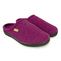 HAFLINGER Unisex AT Wool Hard Sole Arch Support Wool Slippers (511001)