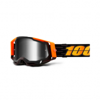 100% Racecraft 2 Costume 2/Silver Mirror Lens Mountain Bike & Motocross Goggles