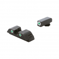 AMERIGLO Classic 3 Dot Green Tritium Night Sight Set For Glock Gen5 17,19,19X,26,45 (GL-5113)