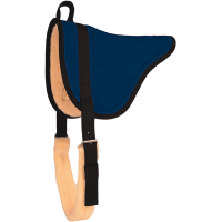 MUSTANG 33x24in Suede Bareback Pad with Fleece Bottom