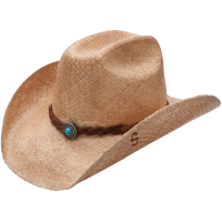 STETSON Flatrock Natural/Burned Cowboy Hat (SSFLTR-7434BU)