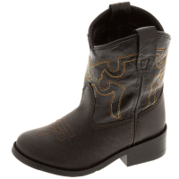 SMOKY MOUNTAIN BOOTS Kids Monterey Brown Crazy Horse/Black Western Boots (1575T)