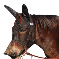 CASHEL Quiet Ride Mule Long Nose Fly Mask Ears