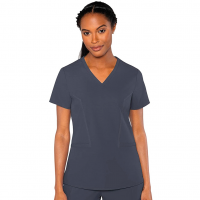 MED COUTURE Women Peaches Double V Neck Top