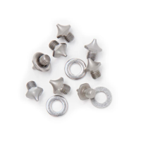 KORKERS TuffTrax Threaded Silver Steel Spike Pack