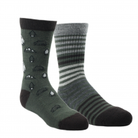 KEEN Kid's Yeti All Over 2-Pair Multi-Pack Socks