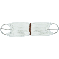 MUSTANG Pony 15-Strand White Cinch with Ring & Tongue (102)