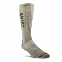 ARIAT Lightweight Merino Wool Blend Mid Calf Steel Toe 2-Pair Pack Sock (AR2309)