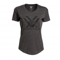 VORTEX Women's Camo Logo Charcoal Heather T-Shirt (121-48-CHH)