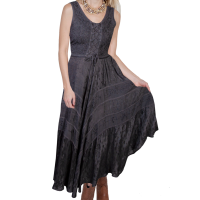 SCULLY Womens Honey Creek Rayon Full Length Dress