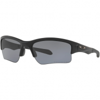 OAKLEY SI Quarter Jacket Matte Black/Gray Polarized Sunglasses (OO9200-07)