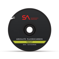 SCIENTIFIC ANGLERS Absolute Fluorocarbon Trout Supreme 30m 4x Clear Tippet (139052)