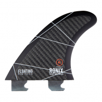 RONIX 4.0in Floating Fin-S 2.0 Tool-Less Fiberglass Center Surf Fin (219110)