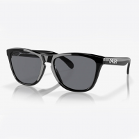 OAKLEY Frogskins Polished Black Frame/Grey Lenses Sunglasses (24-306)