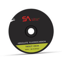 SCIENTIFIC ANGLERS Absolute Fluorocarbon Trout 100m Clear Tippet