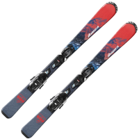 NORDICA Kid's Team AM Red/Black Ski with Jr 7.0 FDT Binding (0A2337ME001)