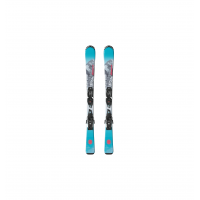 NORDICA Kid's Team G Teal/White/Pink Ski with Jr 7.0 FDT Binding (0A2341ME001)